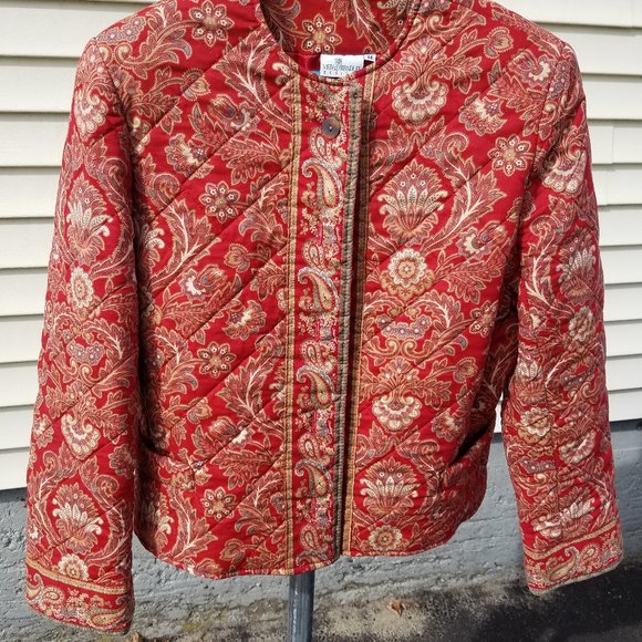 Vera Bradley Jackets & Coats Vintage Vera Bradley Quilted Jacket